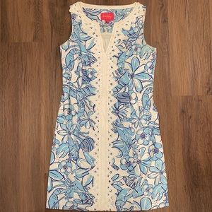Lilly Pulitzer, side zip shift dress, size 2